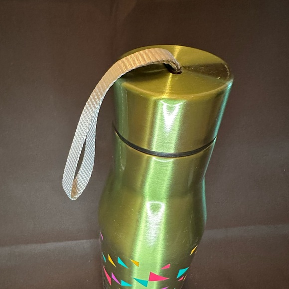 🎄🎁 Stainless Steel Green Water Bottle - Picture 3 of 5
